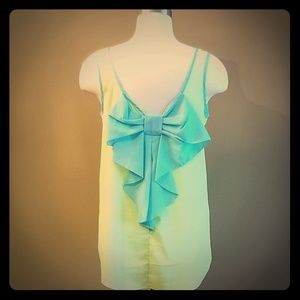 BOW BACK BLOUSE